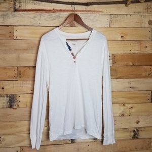 🆕️ RL DENIM & SUPPLY Mens American Flag Henley